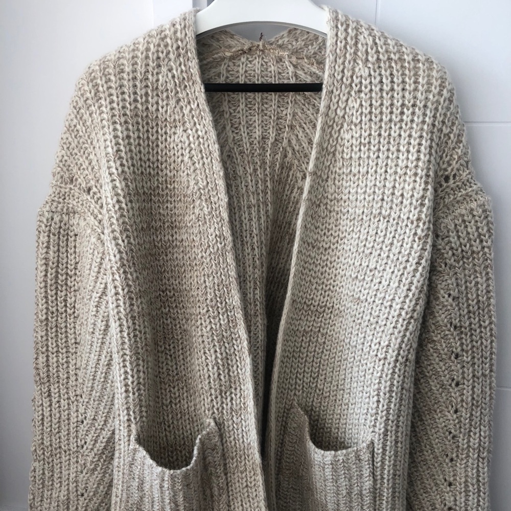 Oat Knit Cardigan - Oversized